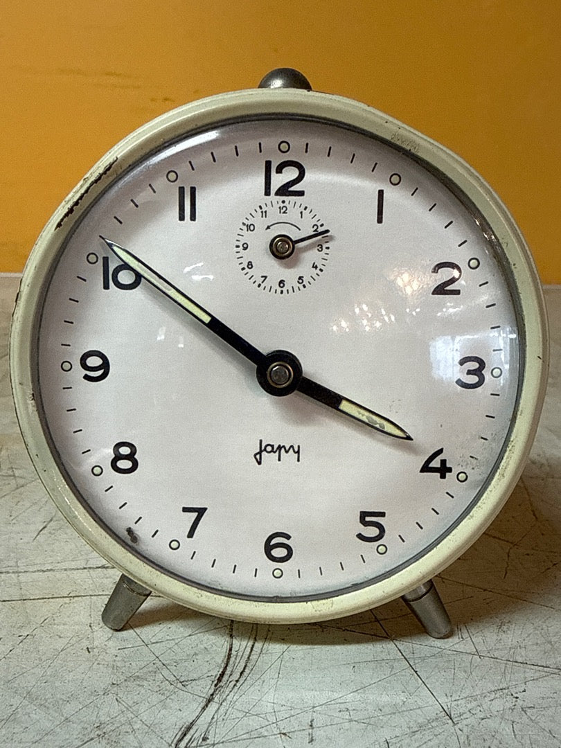 Réveil Japy – Ancien modèle vintage crème