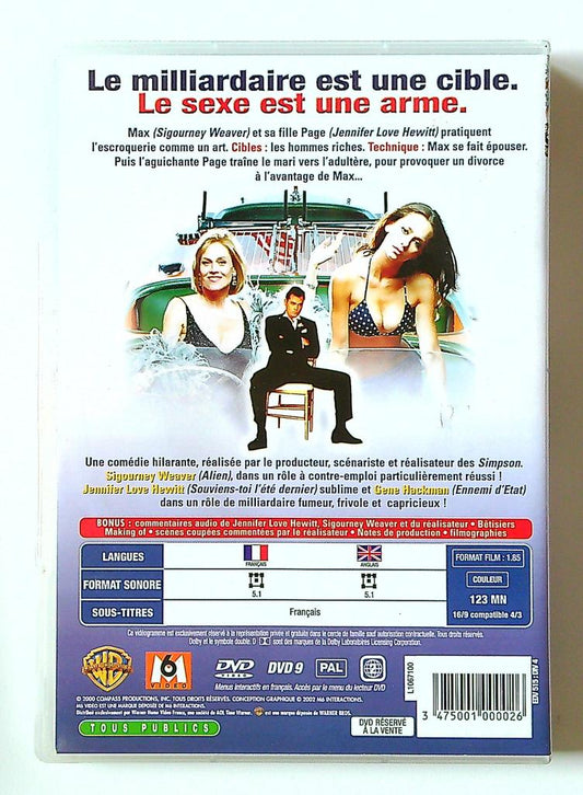 Dvd Beautés Empoisonnée$ Sigourney Weaver & Jennifer Love Hewitt