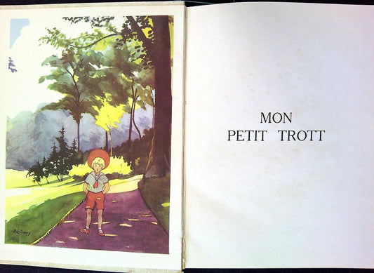 Livre – Mon Petit Trott – Enfant – Illustré Gedalge 1954