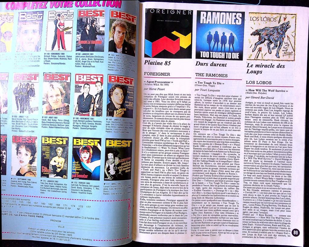 Magazine – Best n°199 – Presse – Charlélie Couture
