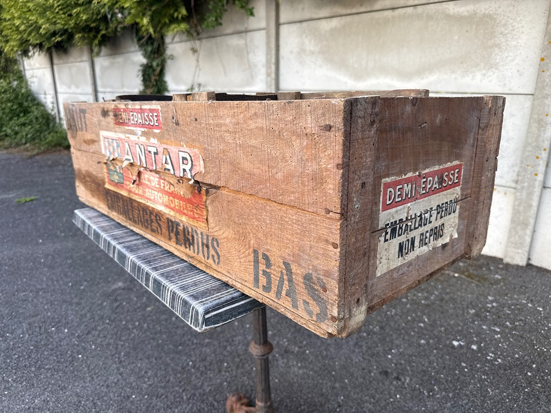 Caisse en bois – Antar – Boîte de rangement – Vintage