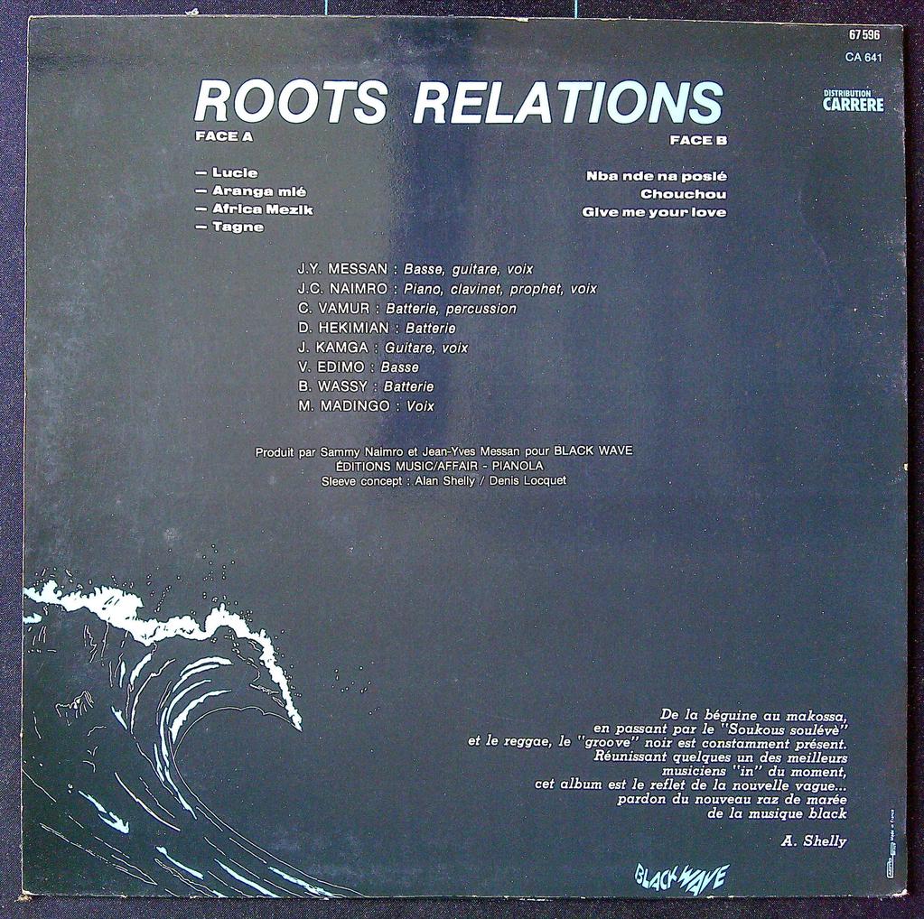 Disque vinyle – Roots Relations – Musique – Afro-groove vintage
