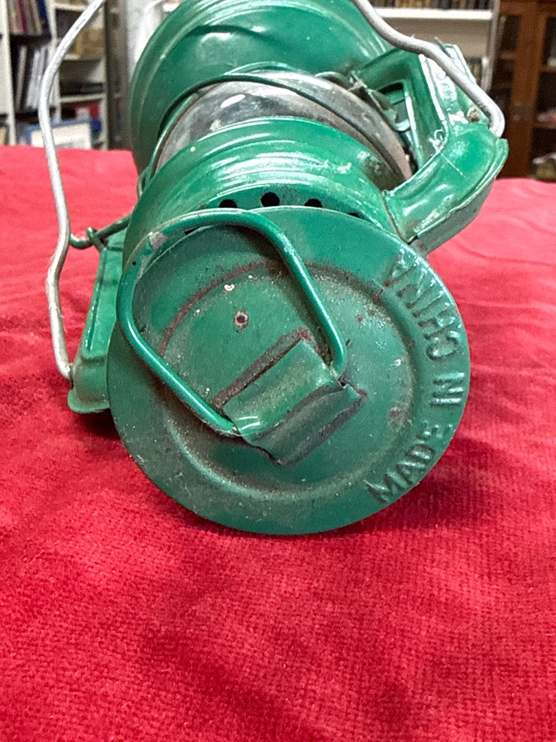 Lanterne tempête – Hk-103 – Luminaire – Vintage métal vert
