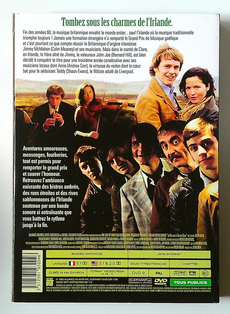 Dvd La Ballade de County Clare Seven 7