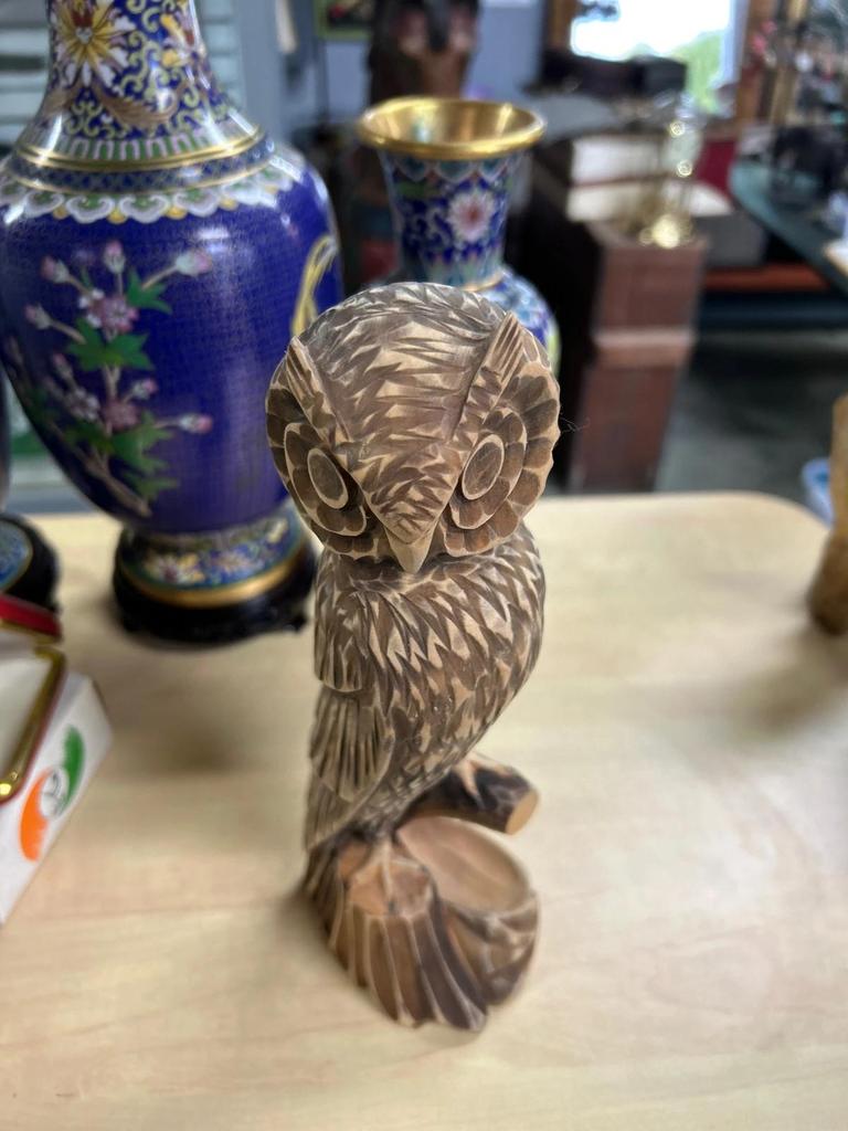 Statuette Bois Chouette / Hibou