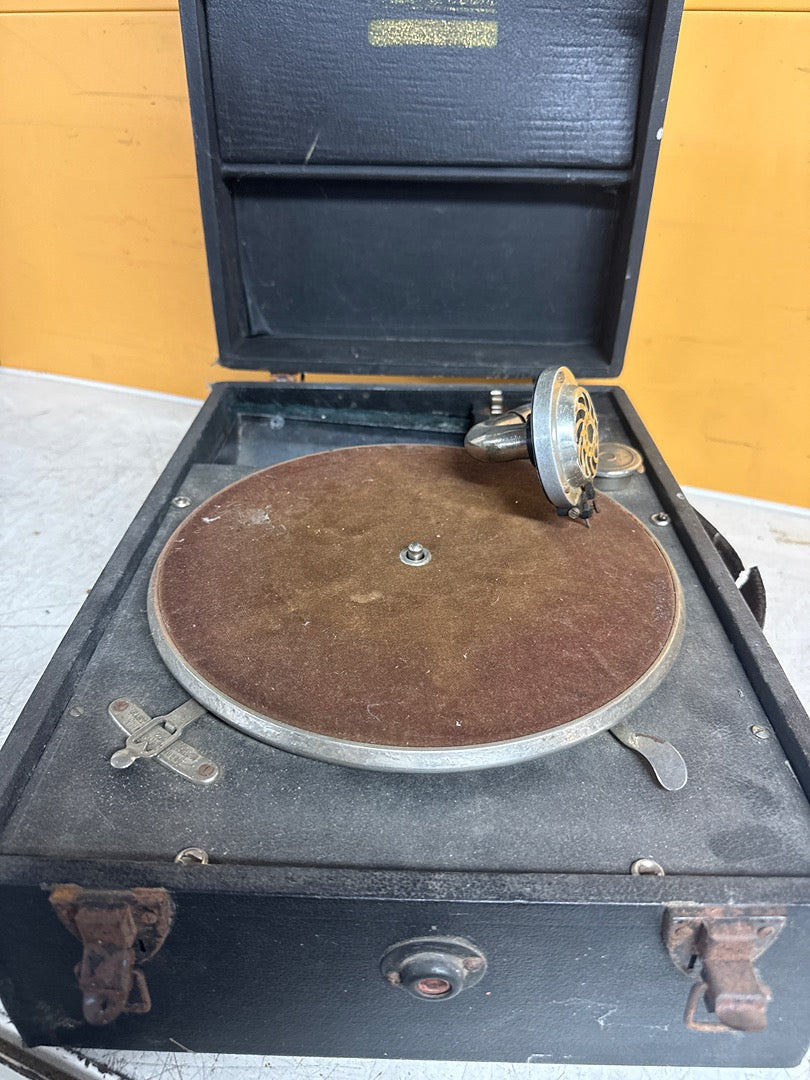 Gramophone portable – Ancien tourne-disque valise