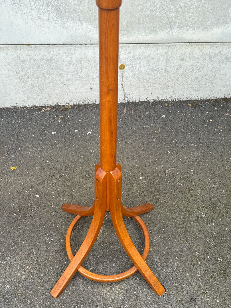 Porte-manteau – Vintage – Rangement – Perroquet bois cintré marron