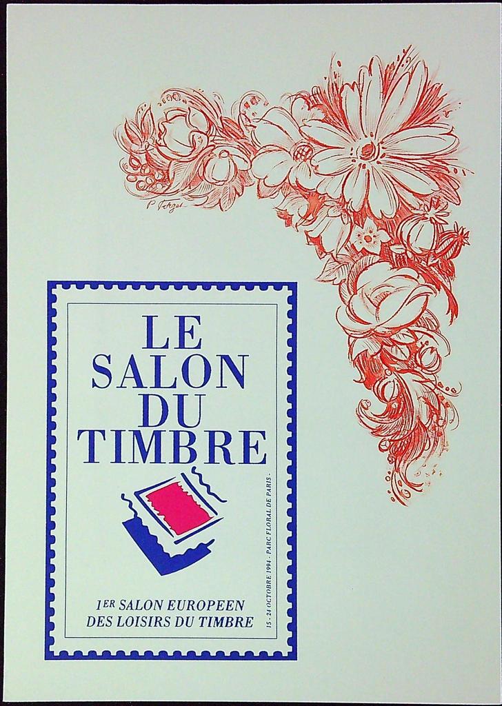 Salon Du Timbre 1993 Enveloppe Dépliant Timbre 1er jour Encart Fdc Yvert et Tellier