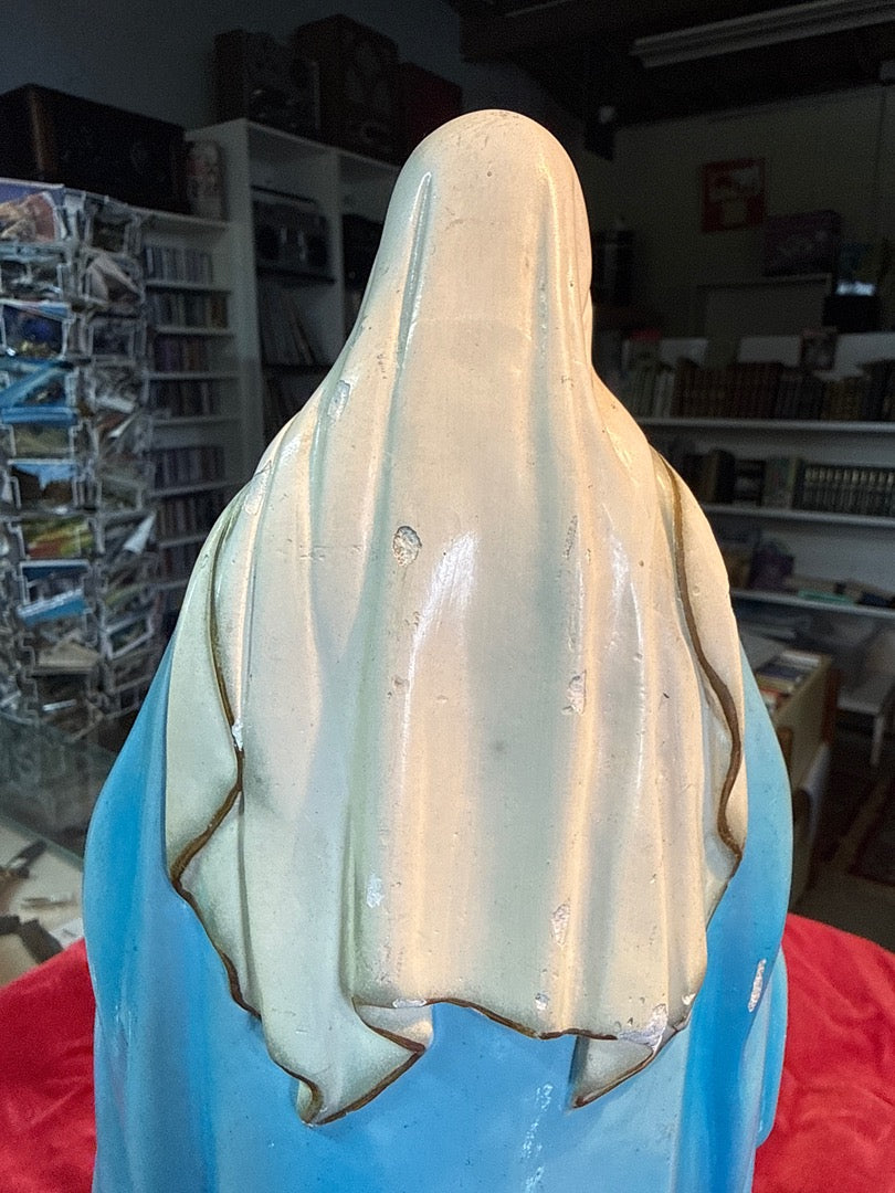 Statue Vierge Marie bleue – Ornement – Décoration