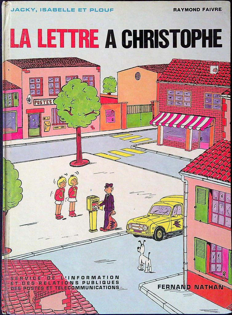 Livre Bd – La Lettre A Christophe – Enfant – Album Vintage Nathan