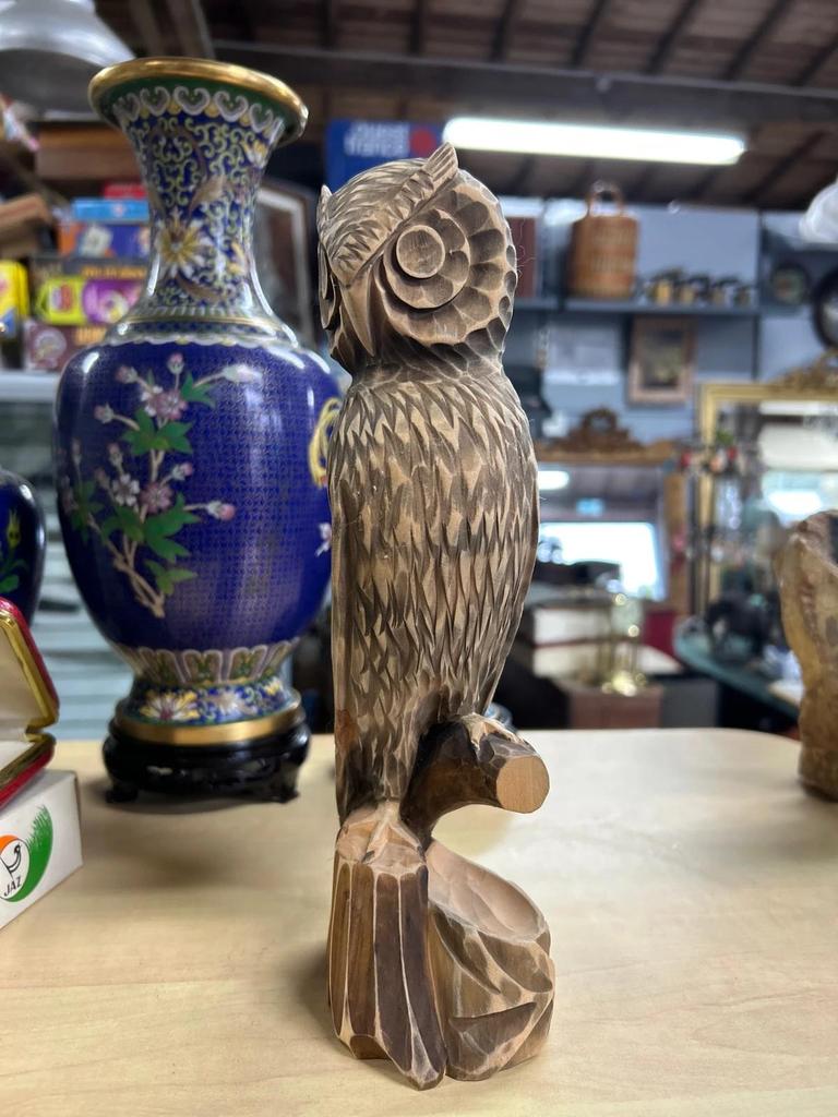 Statuette Bois Chouette / Hibou