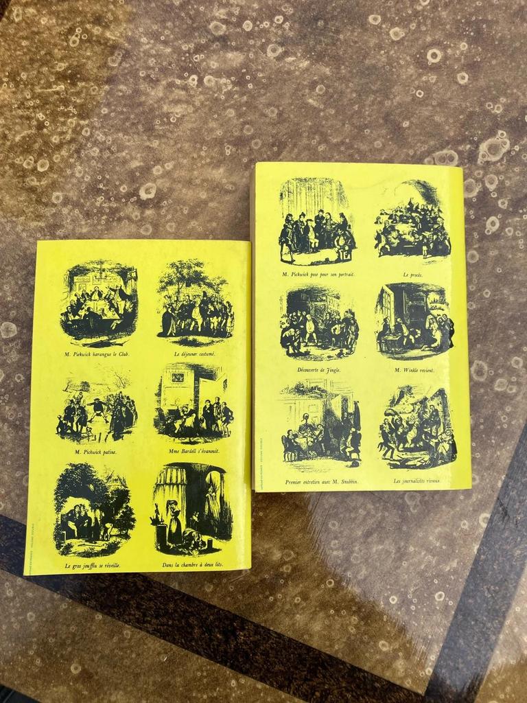 Lot de Livres Dickens Monsieur Pickwick tome 1 et 2