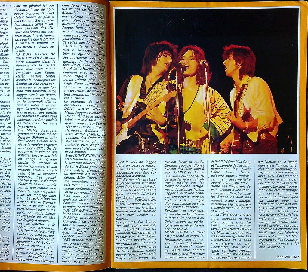 Magazine – Extra N°2 – Souvenirs De Musique – Stones Christophe Elton John