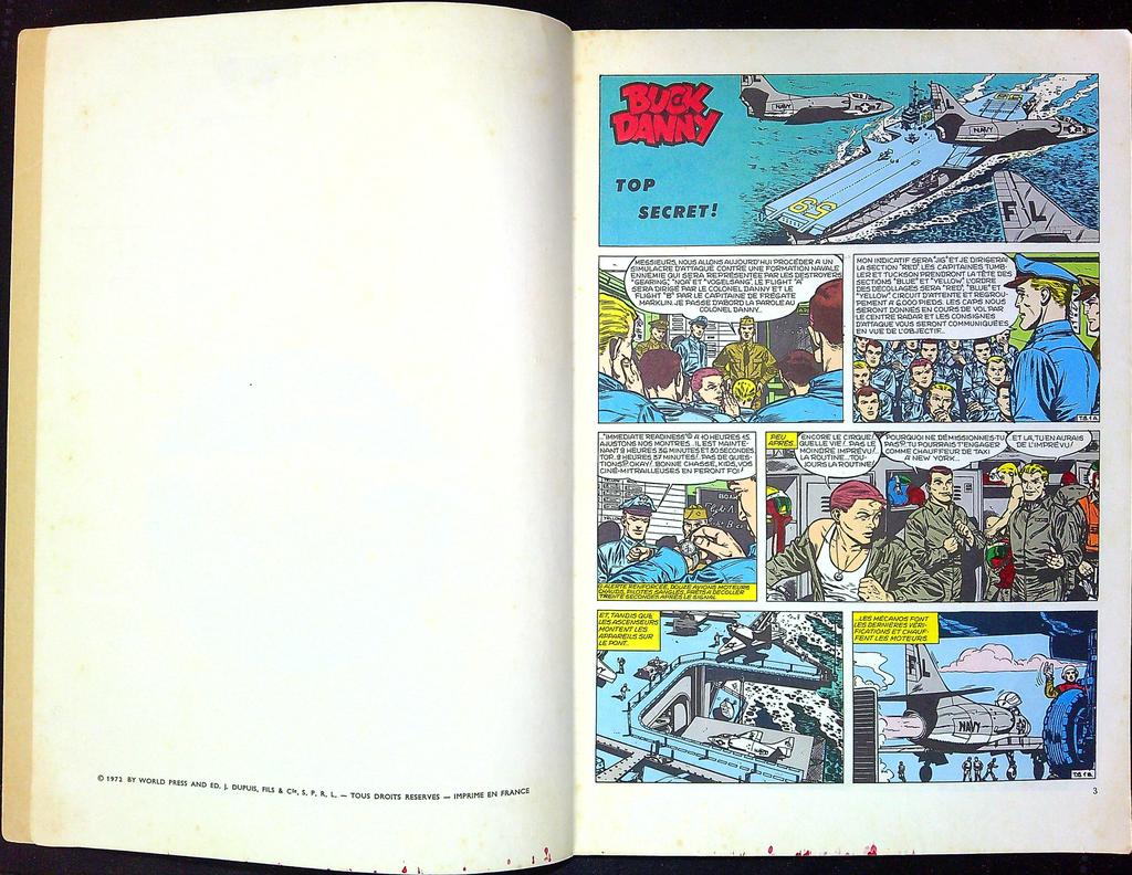 Bd – Buck Danny Top Secret – Bd – Édition Total Dupuis