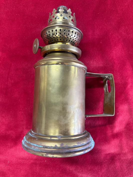 Lampe à pétrole – Kosmos – Bibelots – En laiton doré vintage