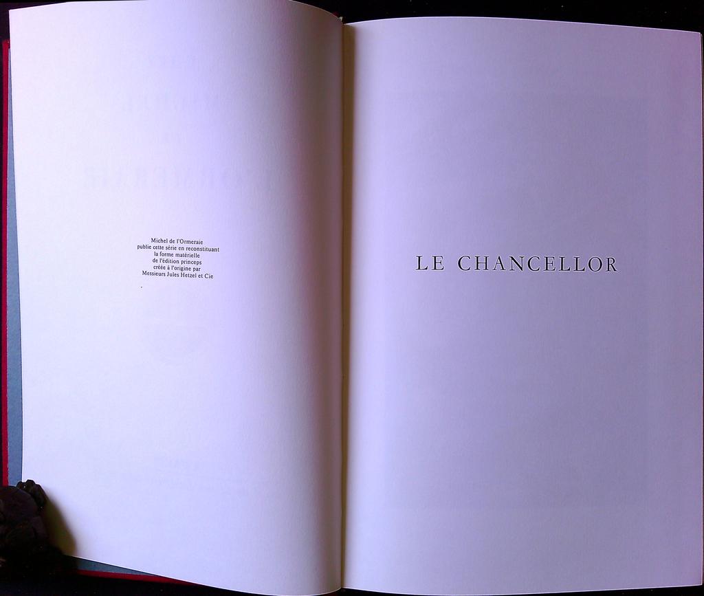 Livre Jules Verne – Le Chancellor – Littérature – Ormeraie