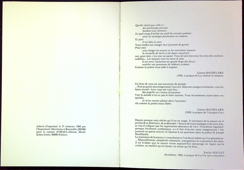Livre signé – J. Rouffanche – Collection – Poésie dédicacée
