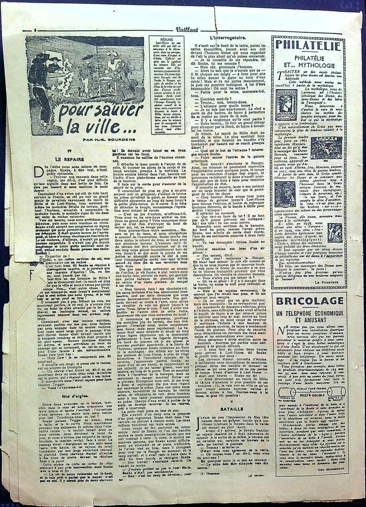 Journal Bd Vaillant N° 76 – Édition 1946 – Collection