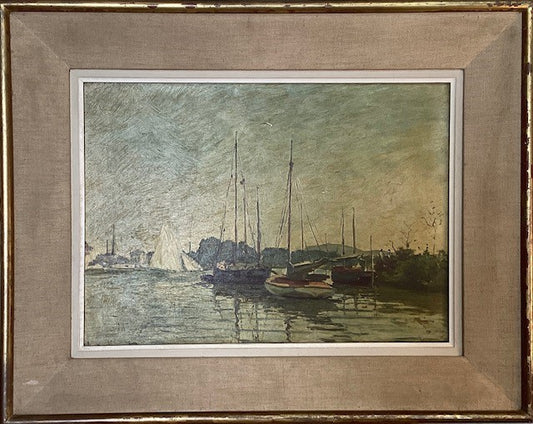 Tableau paysage de bord de mer