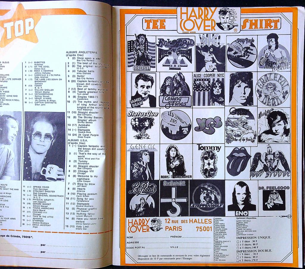 Magazine – Extra N°2 – Souvenirs De Musique – Stones Christophe Elton John