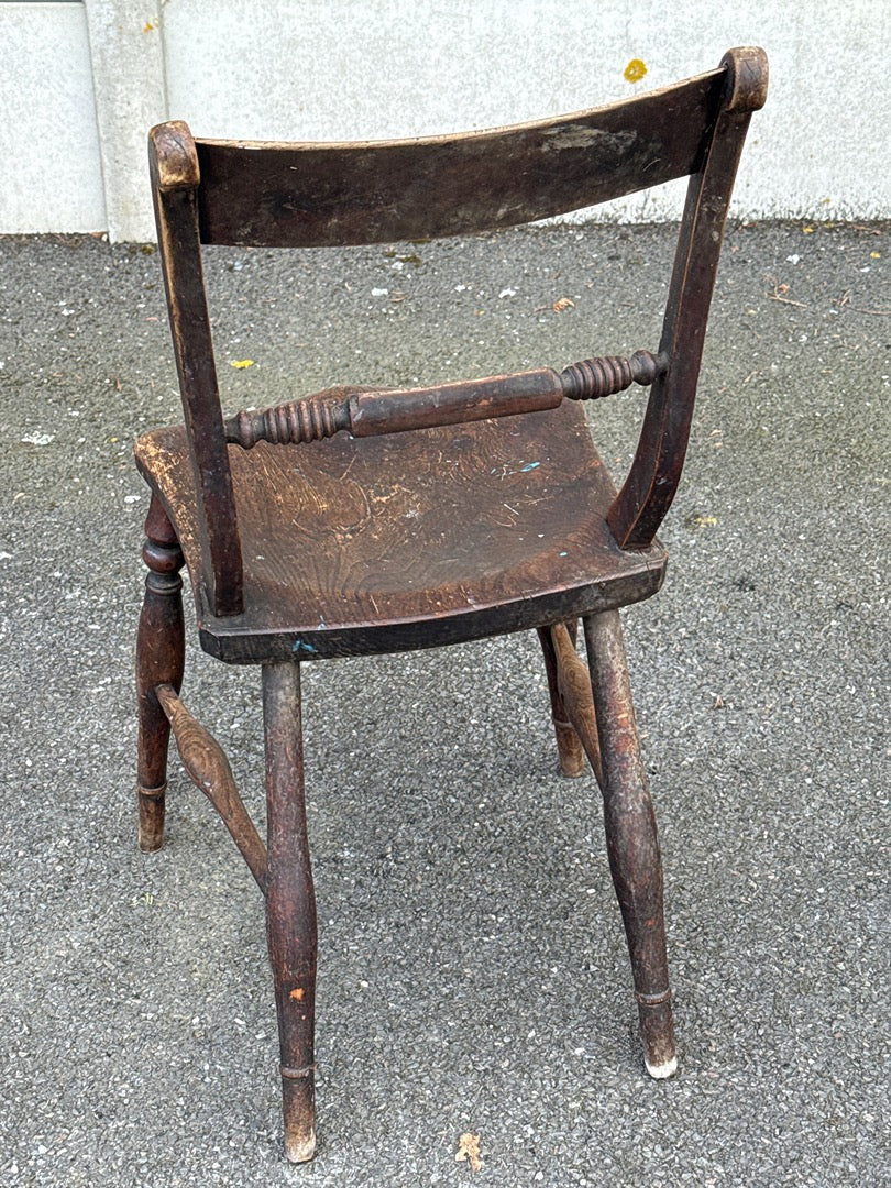 Lot de 3 chaises – Vintage – Mobilier – Bois massif