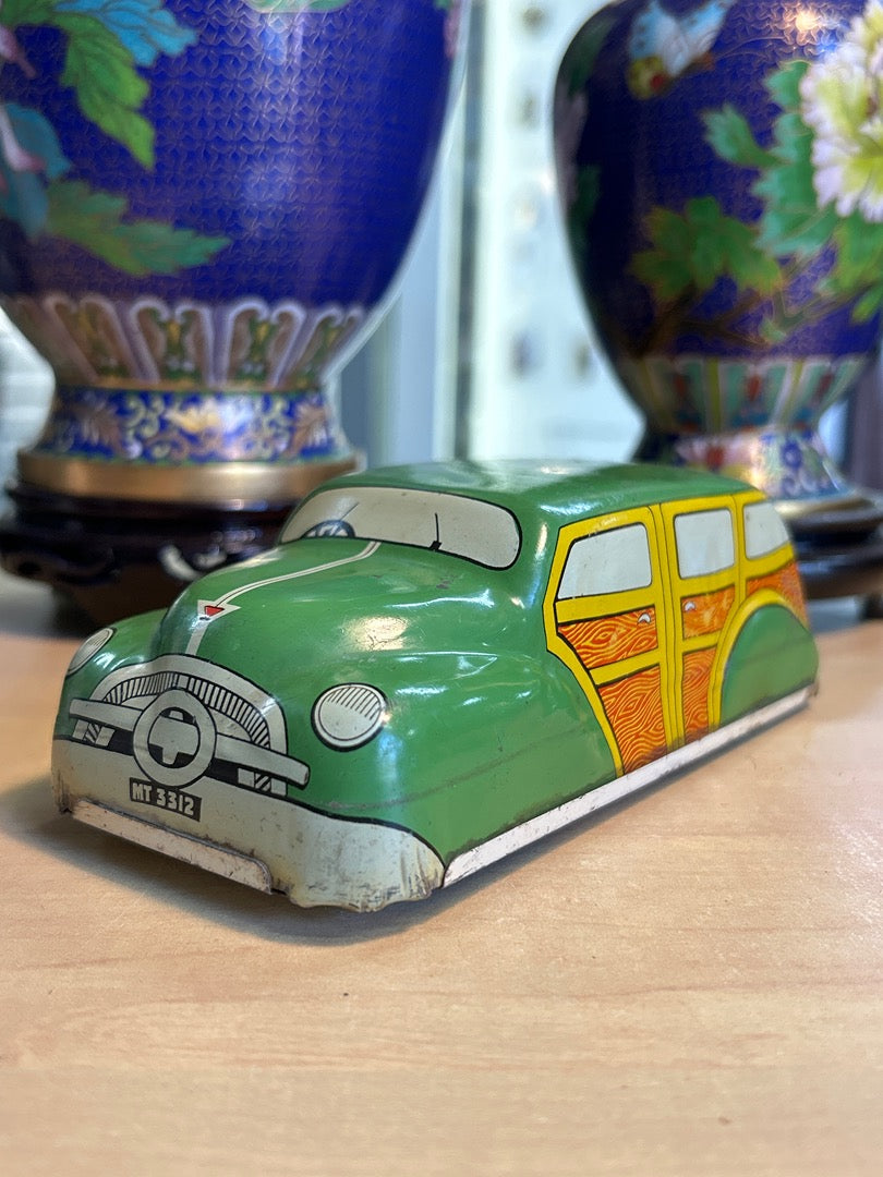 Voiture miniature Woody – Mt 3312 – Jouet – Tôle verte