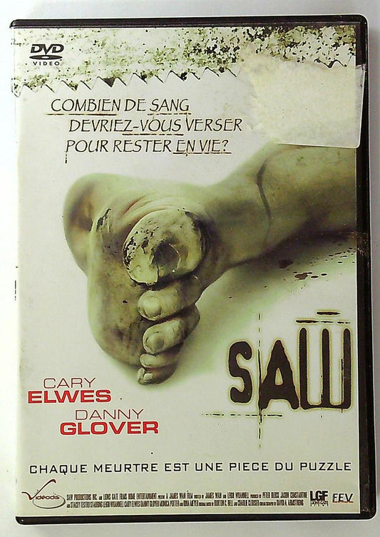 Dvd Saw @film horreur thriller Danny Glover