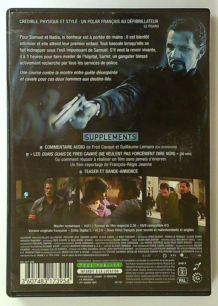 Dvd À bout portant gaumont Fred Cavayé