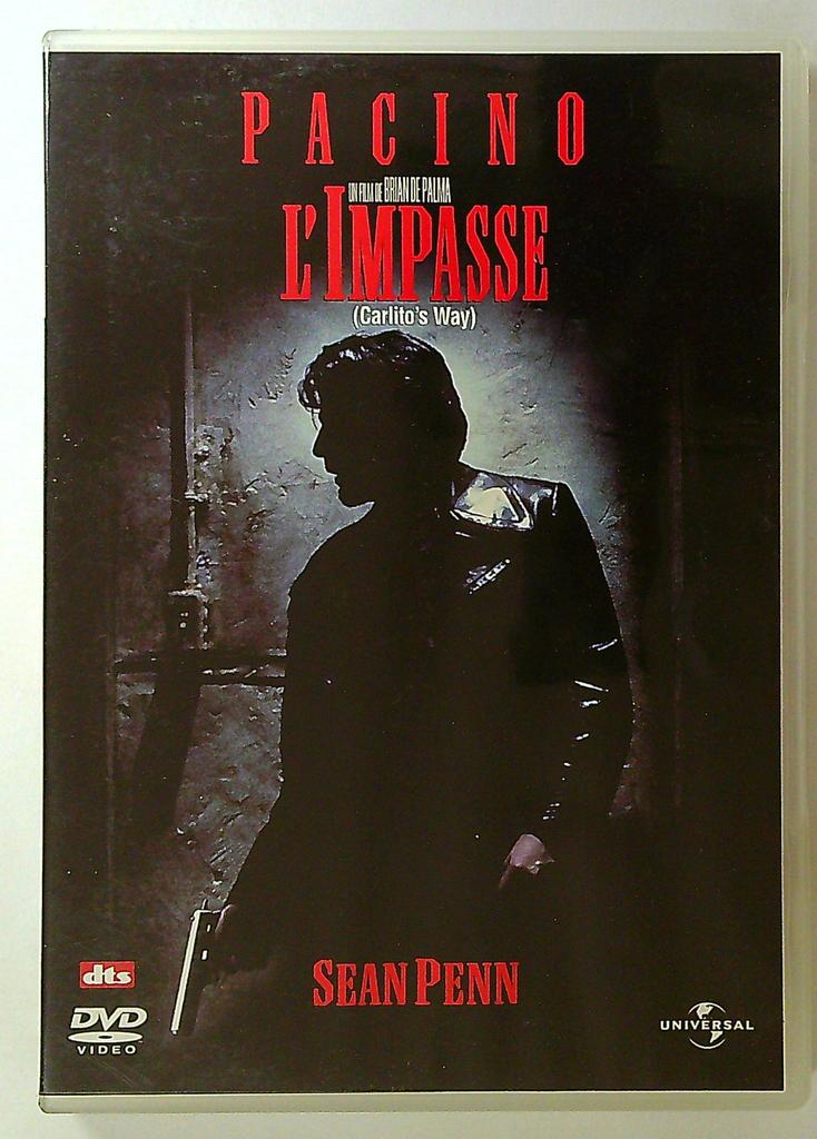 Dvd L'impasse Carlito's Way Al Pacino Brian De Palma