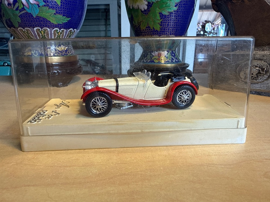 Voiture – Solido Jaguar Ss 100 – Jouets – Crème rouge