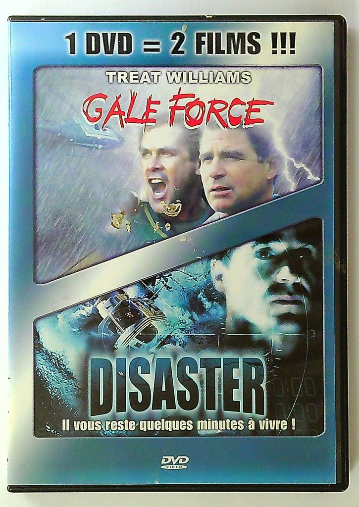 Dvd Gale Force et Disaster 2 films d'action Treat Williams