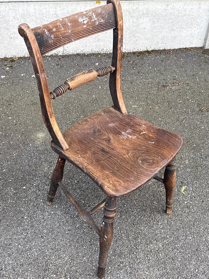 Lot de 3 chaises – Vintage – Mobilier – Bois massif