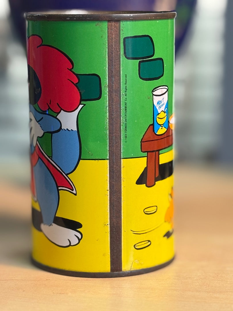 Tirelire vintage Mont Blanc Tom et Jerry 1989 vert
