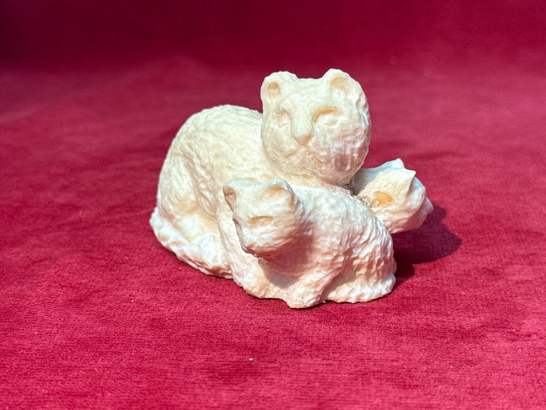 Figurine chats chatons Luchet 2017