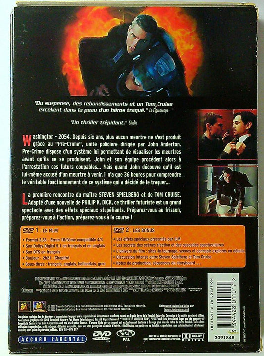 Dvd Minority Report edition Collector 2 Dvd Tom Cruise