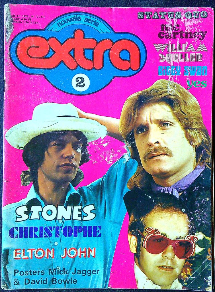 Magazine – Extra N°2 – Souvenirs De Musique – Stones Christophe Elton John