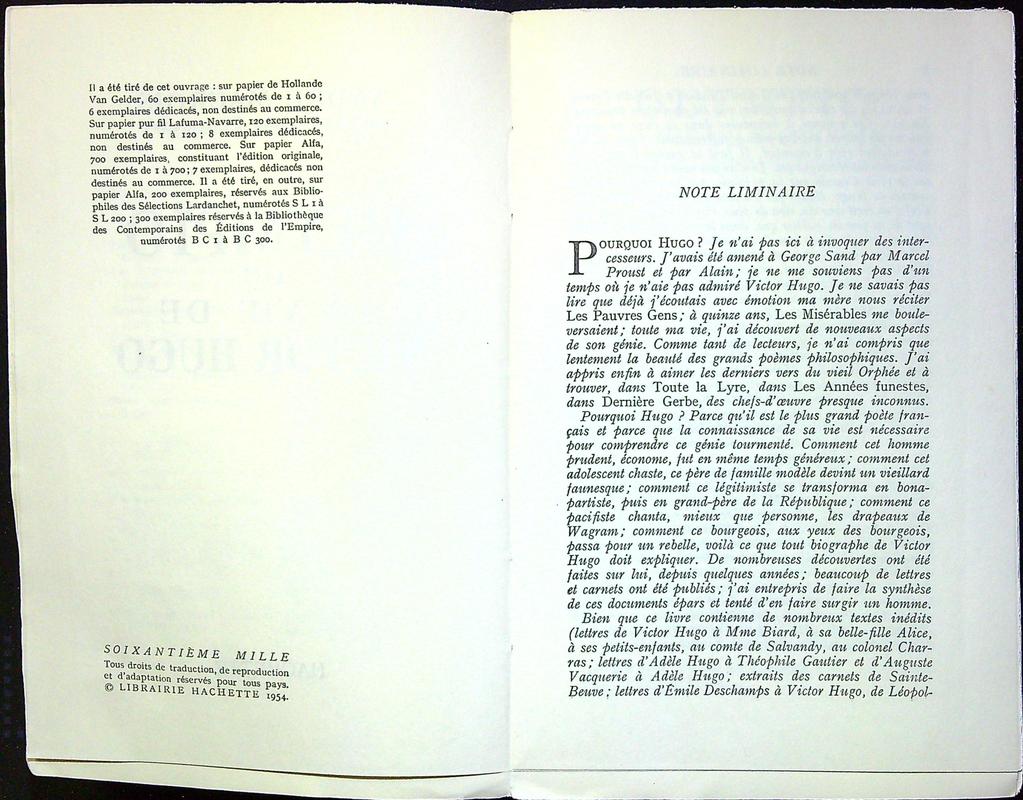 Livre – Hachette – Non-fiction – Olympio André Maurois