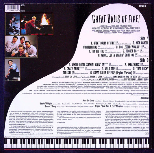 Vinyle 33t Great Balls of Fire! Ost Jerry Lee Lewis