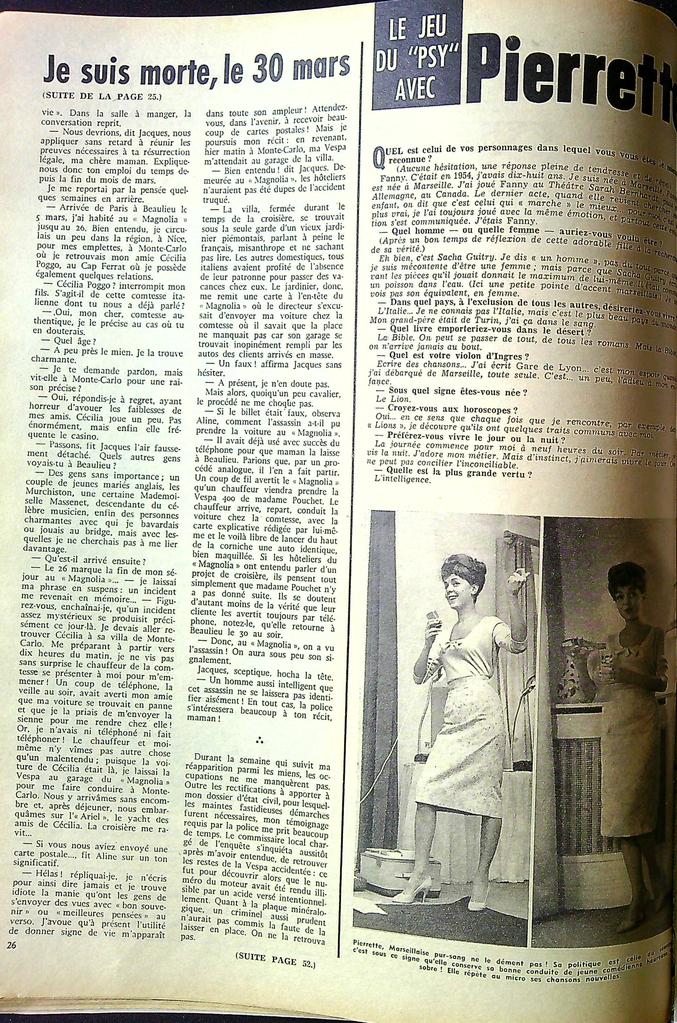 Magazine Festival N° 654 – Revue – Cinéma Vintage 1961