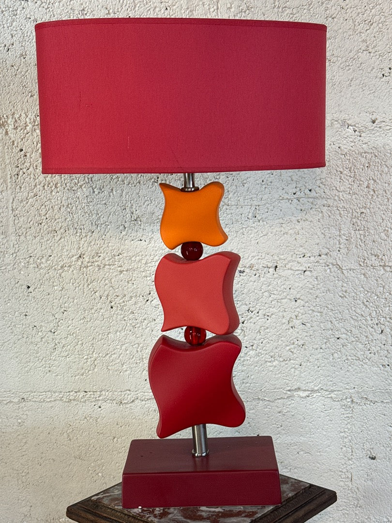 Lampe Drimmer – Abat-jour rouge