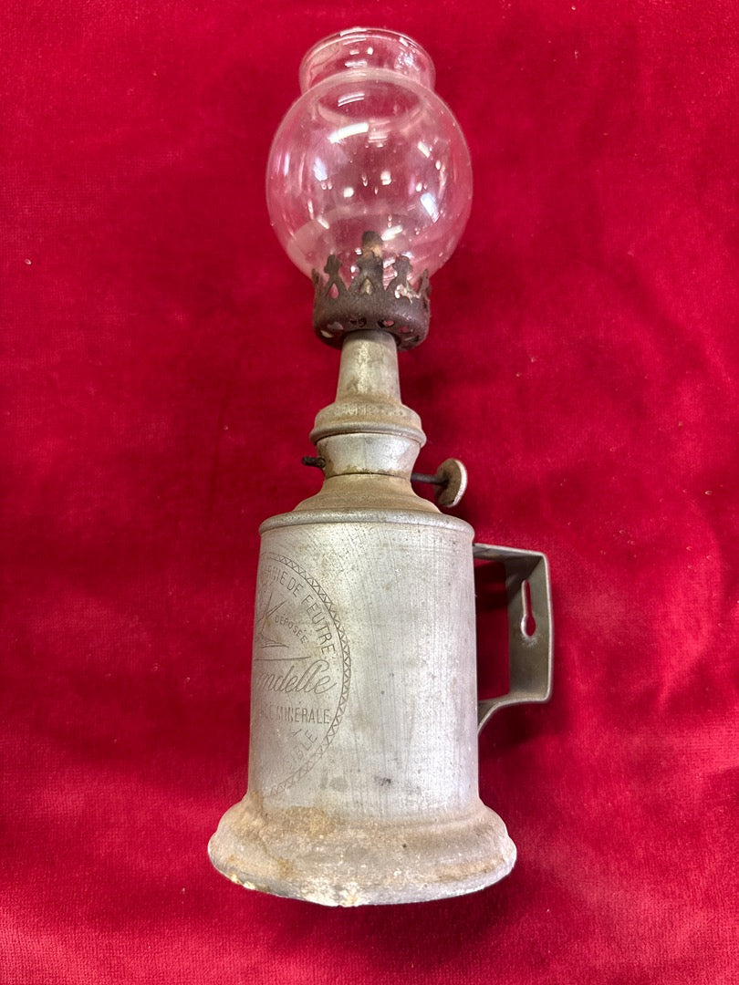 Lampe de table – L'hirondelle – Luminaire – Ancienne essence minérale