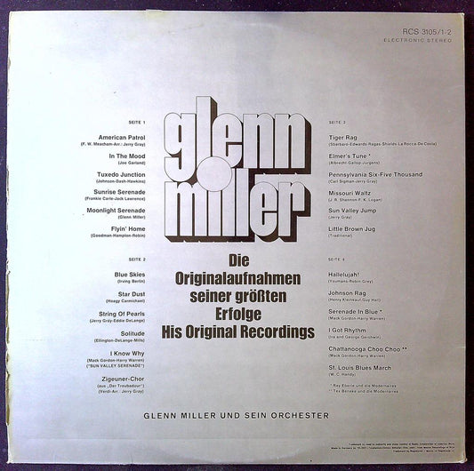double Vinyle Glenn Miller His Original Recordings Rca