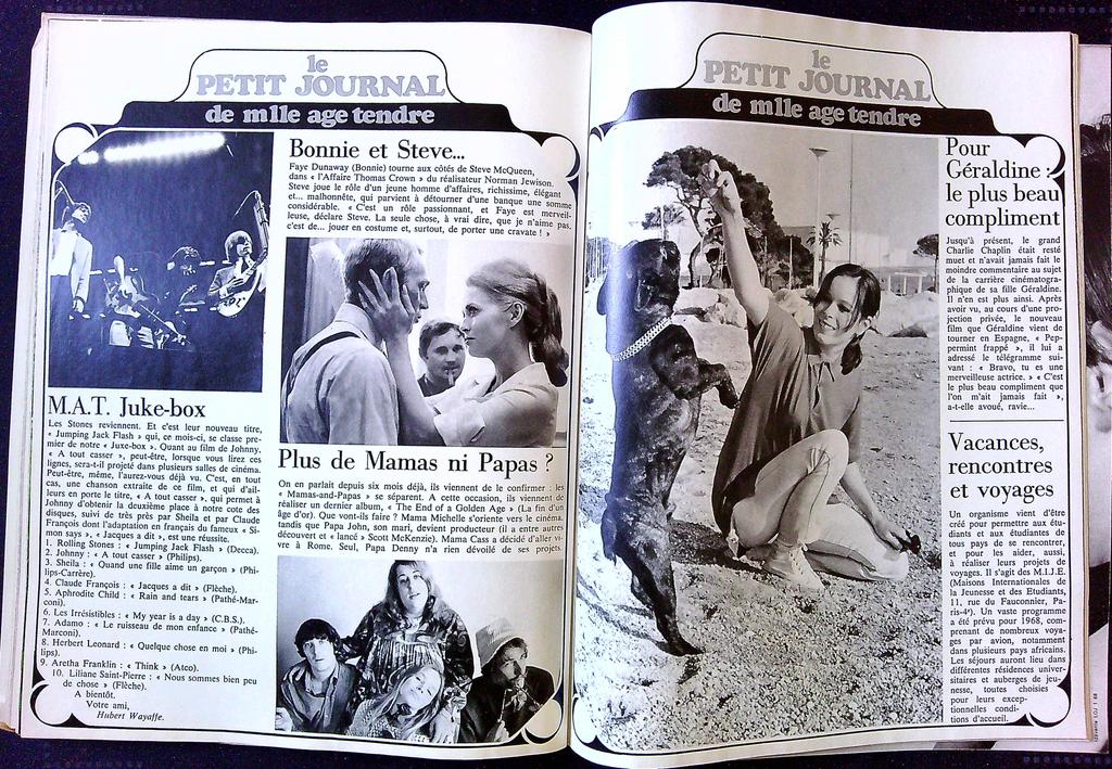 Magazine – Mlle Âge Tendre N°45 – Vintage – Twiggy