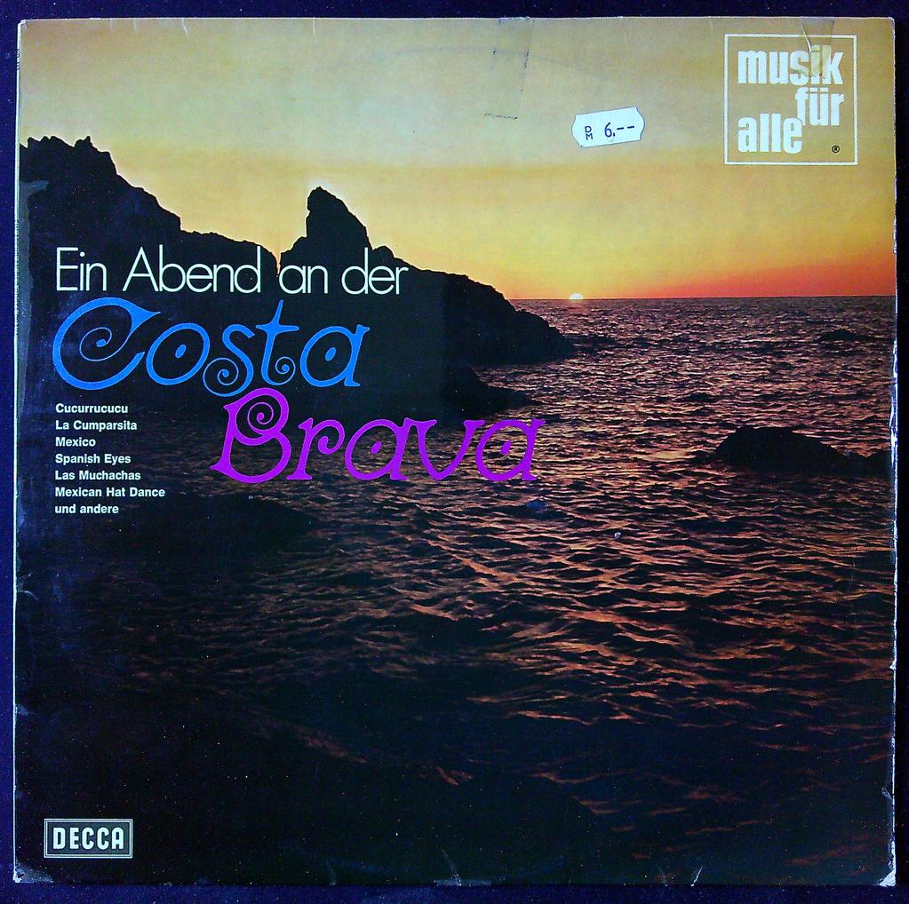 Vinyle Ein Abend an der Costa Brava Label Decca Nd 412