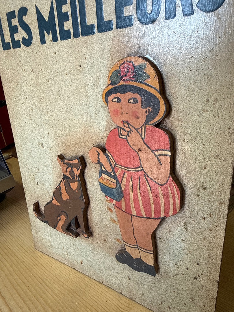 Plaque – Graffity Creations – Déco – Bonbons Loup relief