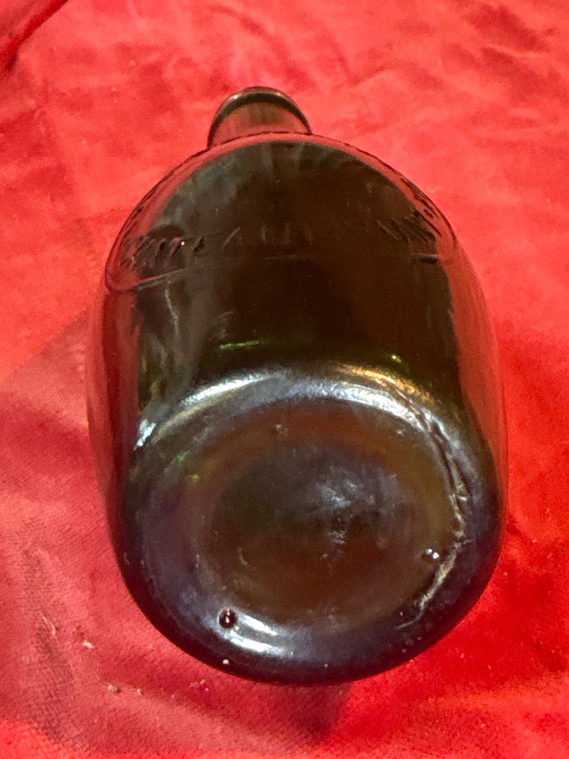 Bouteille – Yves Desormeaux – Décoration – Verre vert