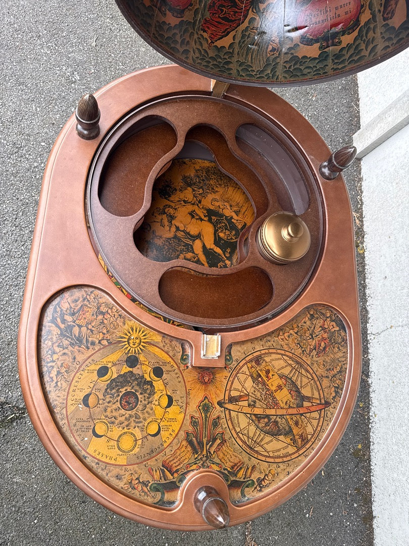 Globe bar terrestre – Vintage – Ornements – Meuble bar