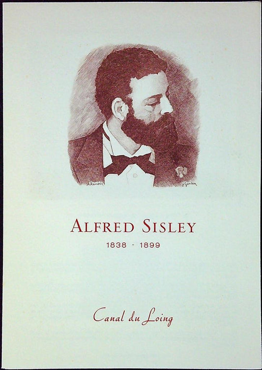 Alferd Sisley Canal Du Loing Enveloppe Dépliant Timbre 1er jour Encart Fdc Yvert et Tellier