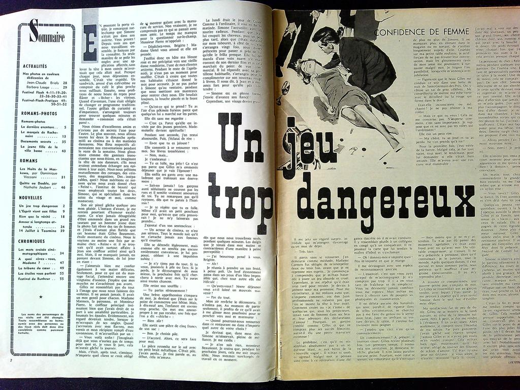 Magazine Festival N° 681 – Cinéma – Roman-photo vintage
