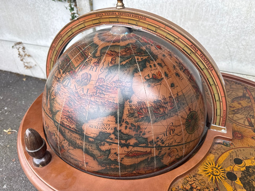 Globe bar terrestre – Vintage – Ornements – Meuble bar